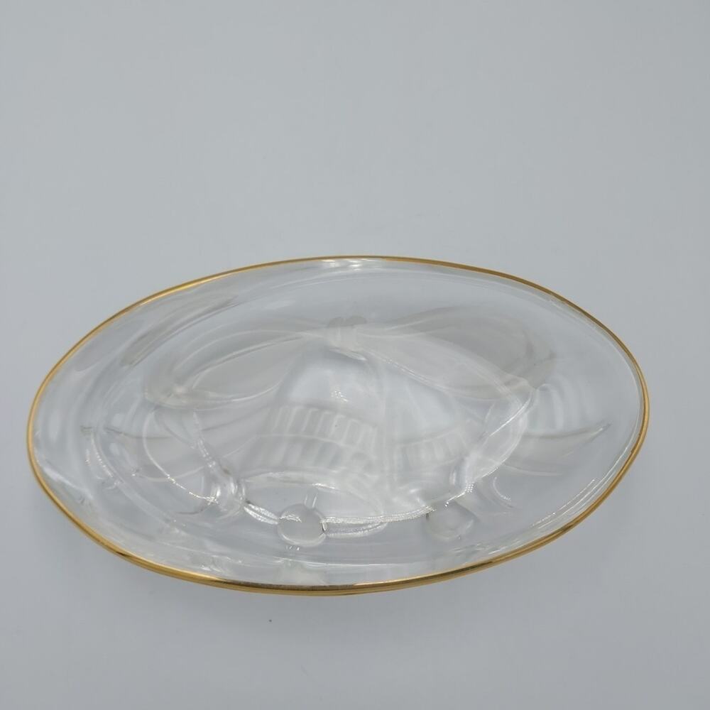 Studio Nova Gilded Bells‎ Oval Christmas Candy Dish Holidays